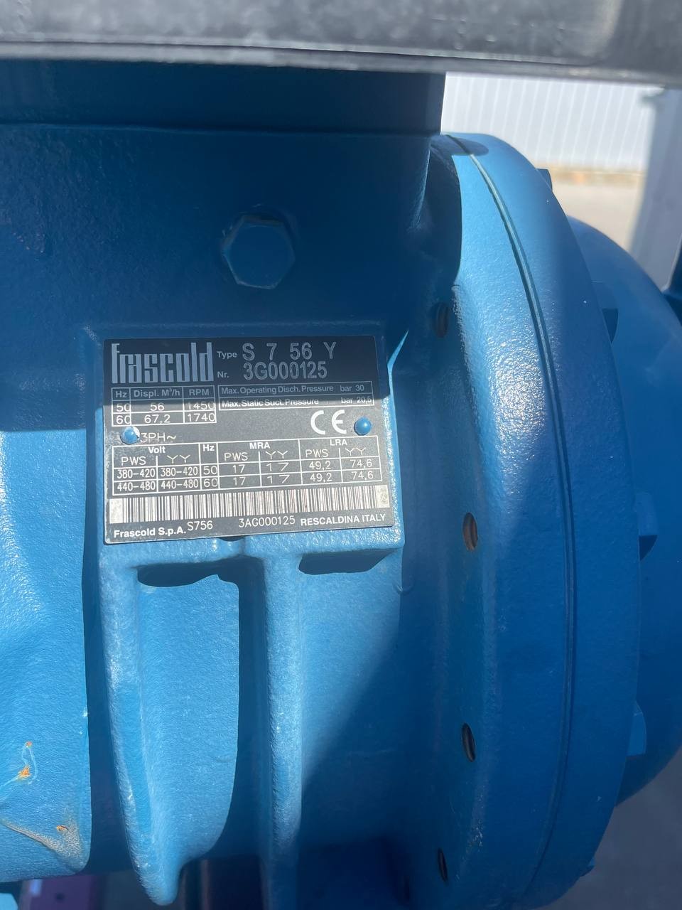 Компресорна станція Frascold S756Y